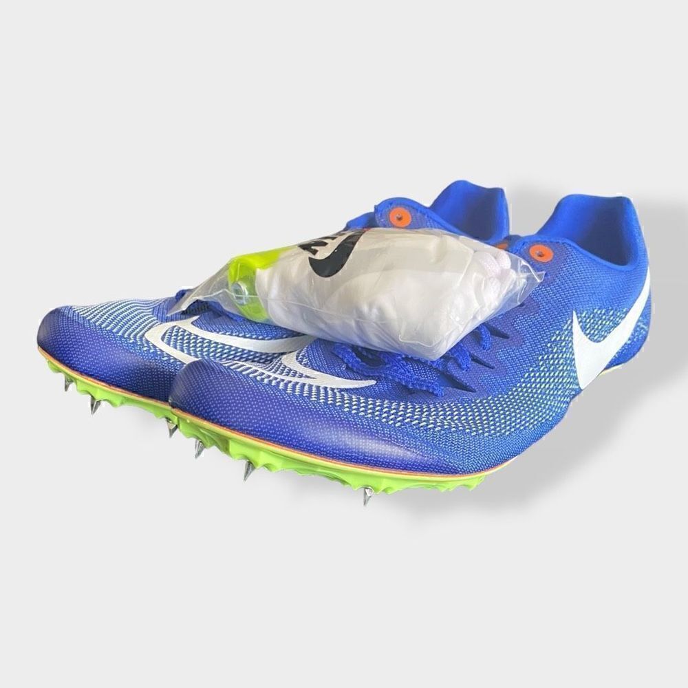Nike Zoom Ja Fly 4 Racer Blue Track Sprint Spikes DR2741-400 Mens size 8 New